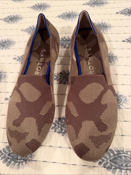 Rothy's Shoes - Rothy's Women's Brown and Cream Knit Slip-On Loafers